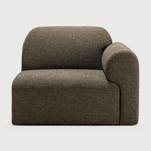 [21438] Bulky sofa - end seater with L arm