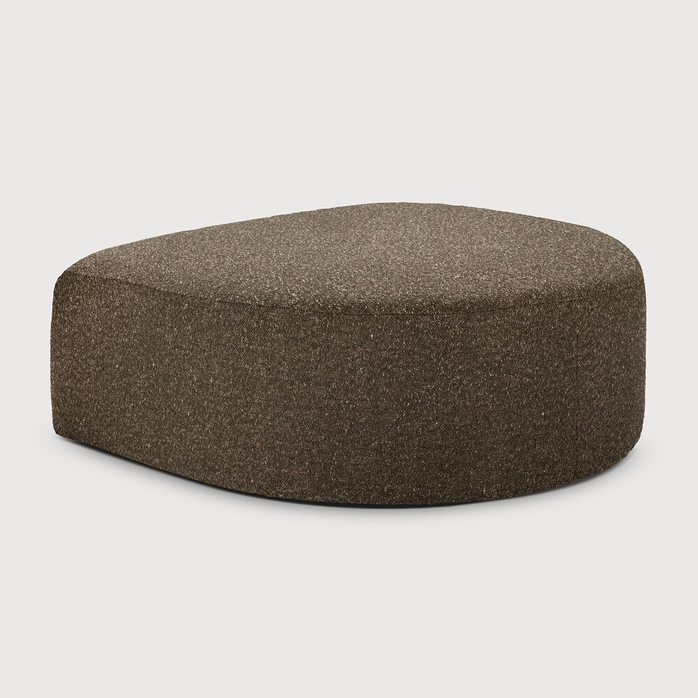 Bulky sofa - halfronde voetbank