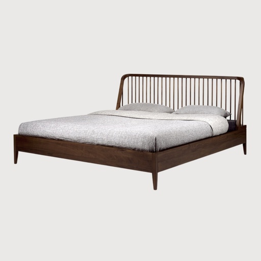 [45186*] Spindle bed (Walnoot, 190x210x97cm)