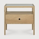 Spindle bedside table