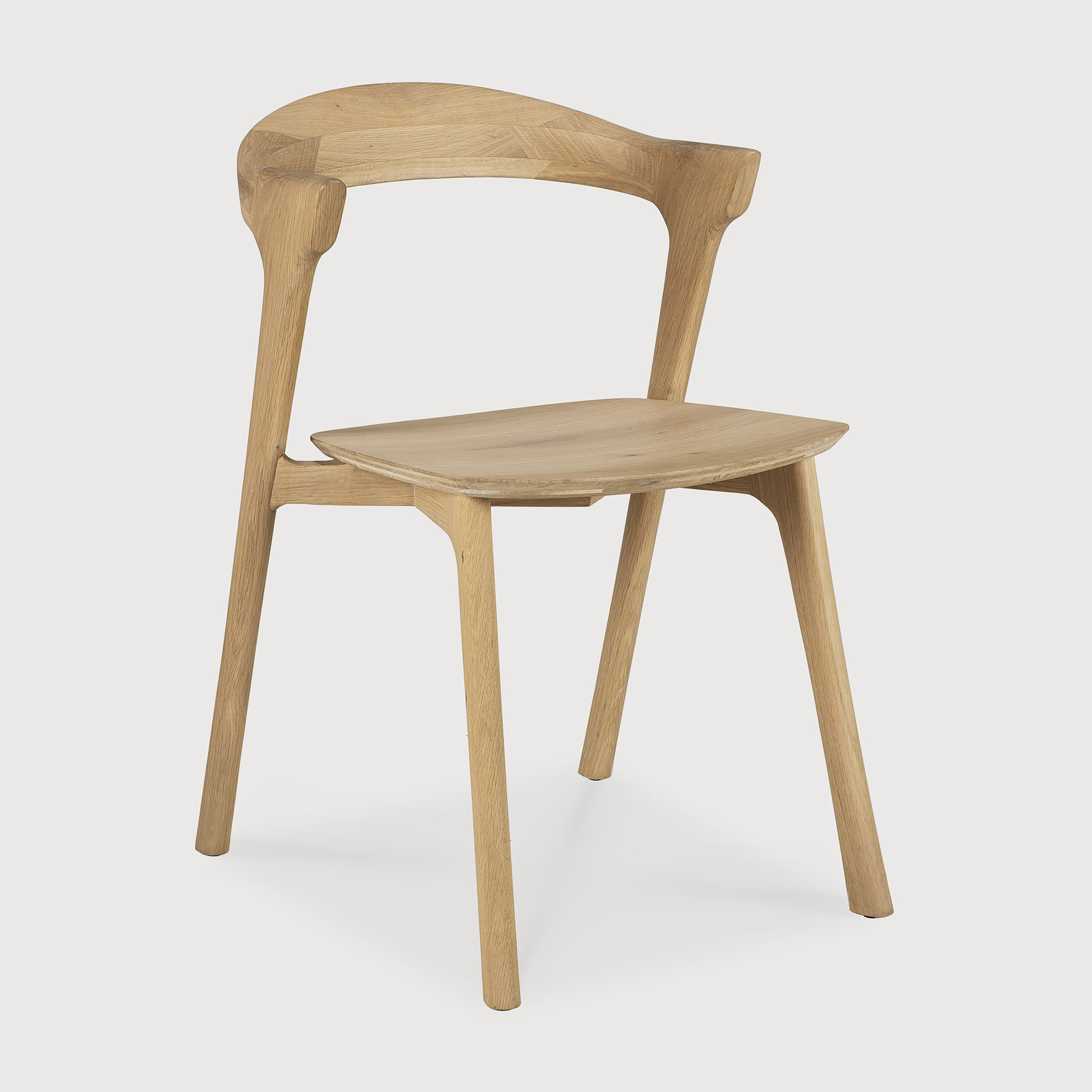 [50073] Oak Bok dining chair (No Upholstery, Varnished)