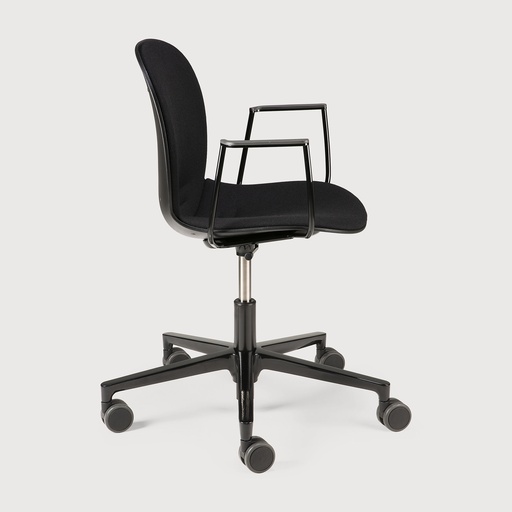 [26015] Chaise de bureau RBM Noor (Noir)