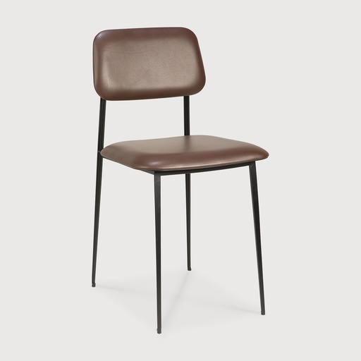 [60089*] DC dining chair (Chocolate Leather)