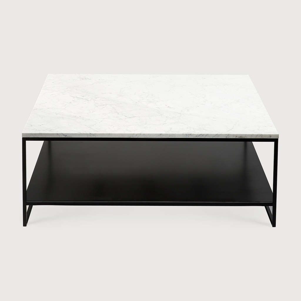 Stone coffee table - White carrara