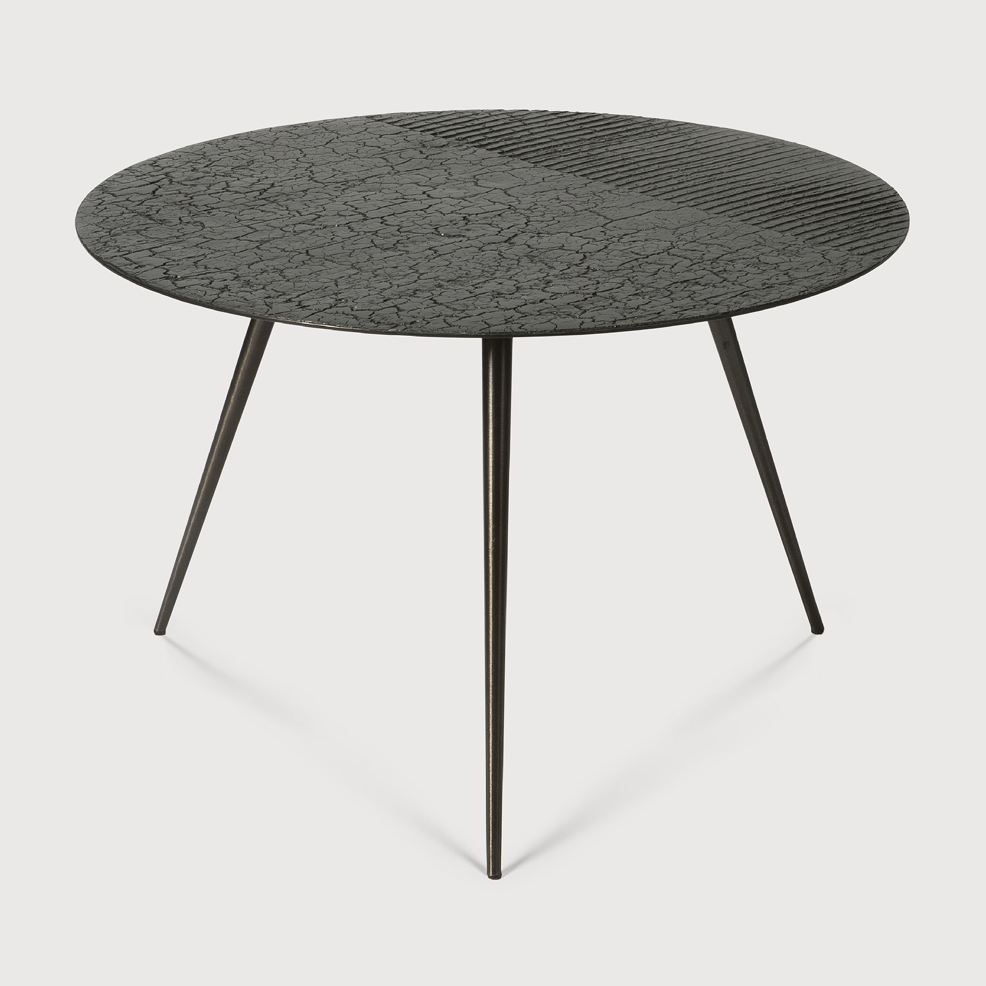 [25908*] Luna coffee table - lava linear (Black)