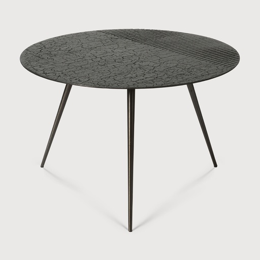 [25908*] Luna coffee table - lava linear (Black)