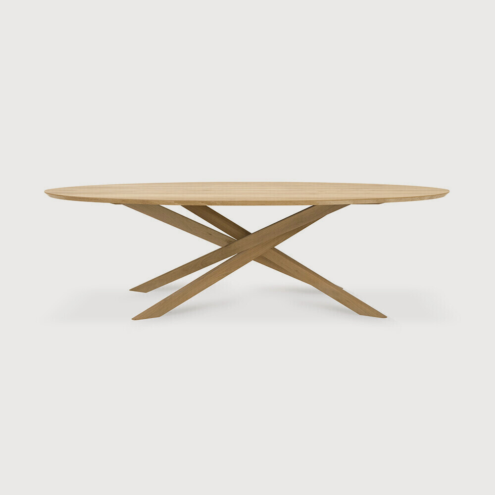 Oak Mikado oval dining table