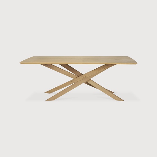 [50178R] Oak Mikado dining table (240x110x76cm)