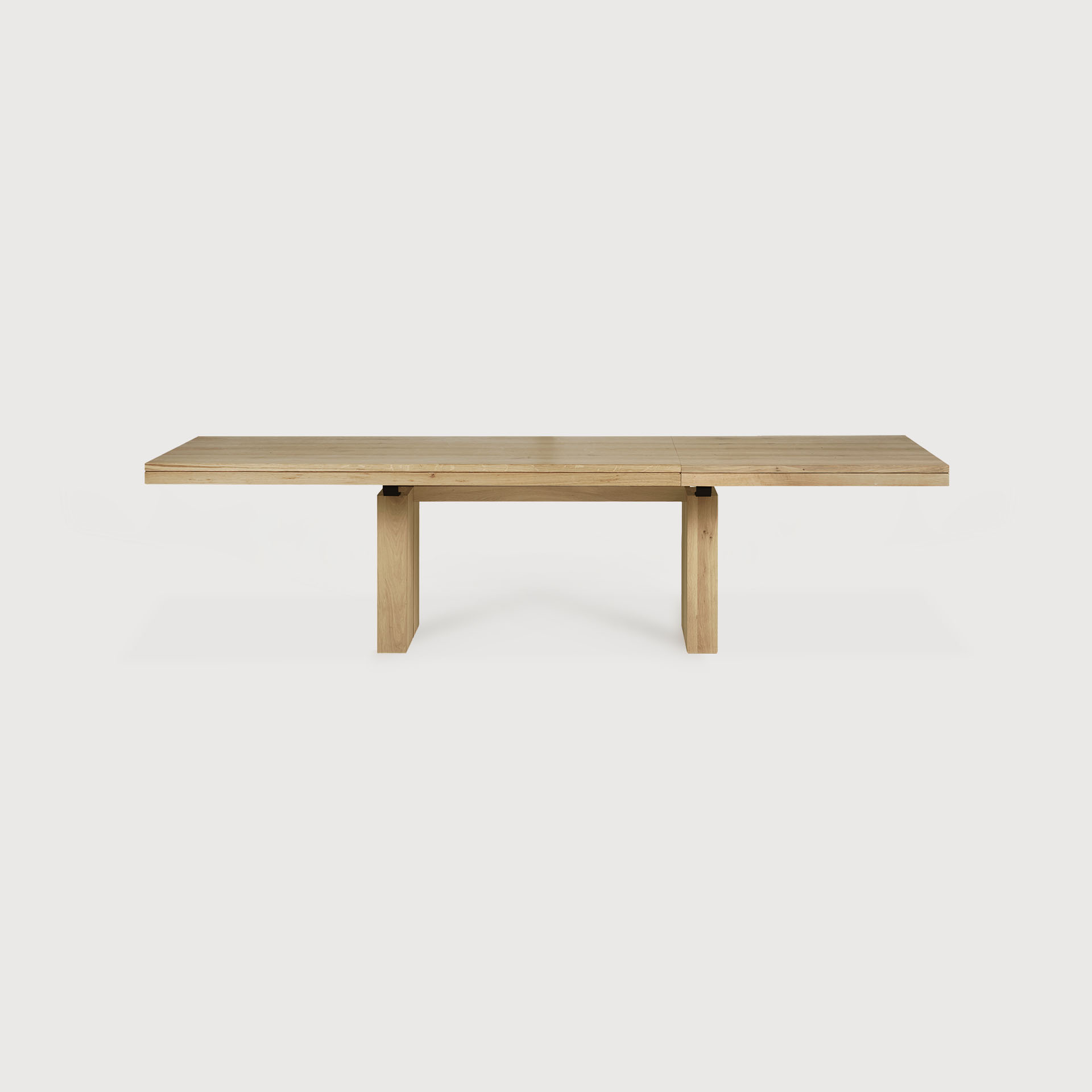 [52066*] Oak Double extendable dining table