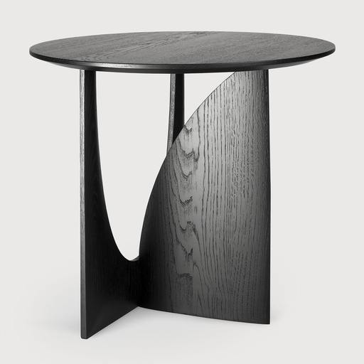 [50536] Geometric bijzettafel (Eikenhout zwart)