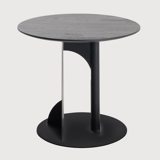 [10200*] Table   d'appoint   Bau   en   teck   noir