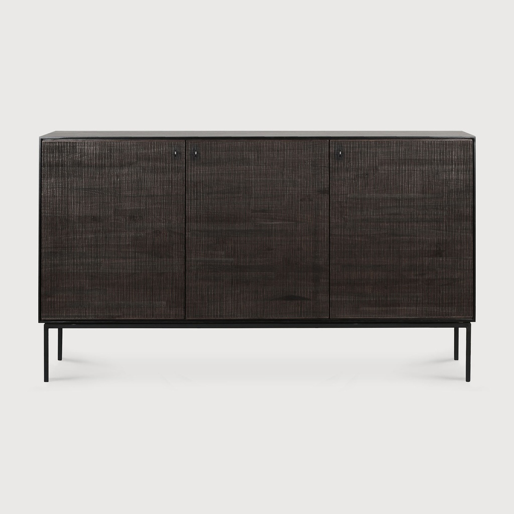 Grooves sideboard - 3 doors 