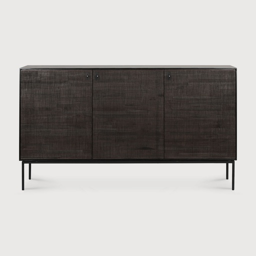 [12252] Grooves sideboard - 3 doors 