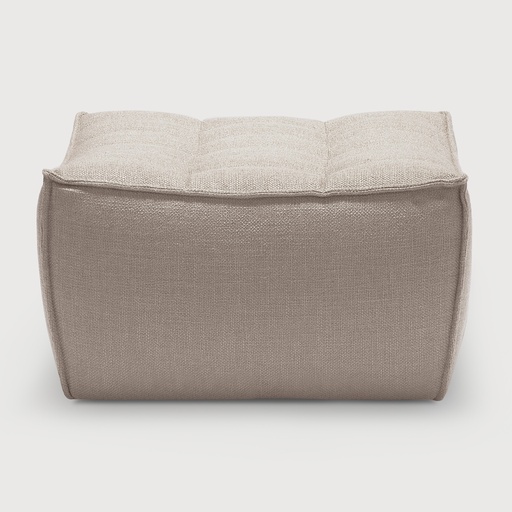 [20227S*] N701 sofa - footstool  (Beige - short term rental only)