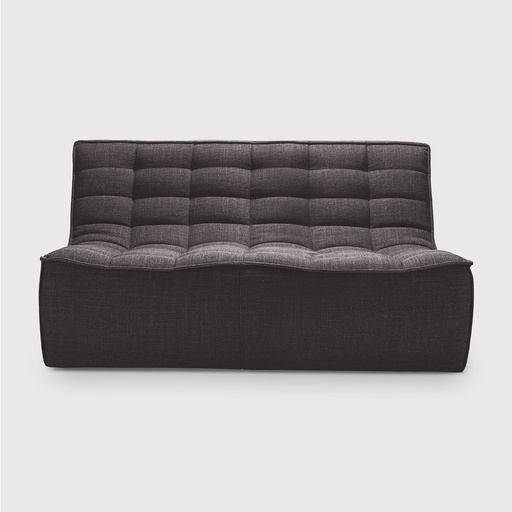 [20233*] N701 sofa - 2 seater  (Dark grey)