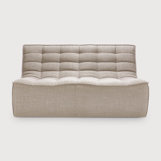 [20230S*] Canapé modulaire N701 - 2 personnes (Beige - location à court terme uniquement)