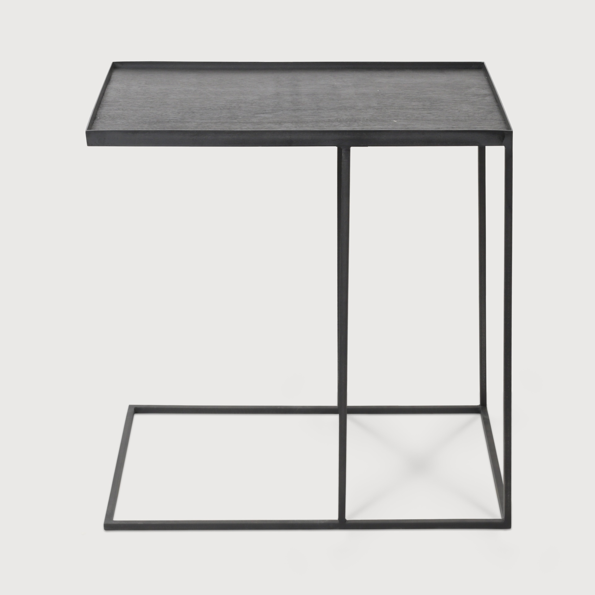 [20720R] Rectangular tray side table (62x47x64cm)