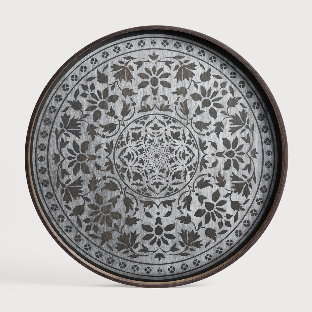 White Marrakesh wooden tray