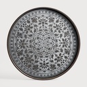 White Marrakesh wooden tray