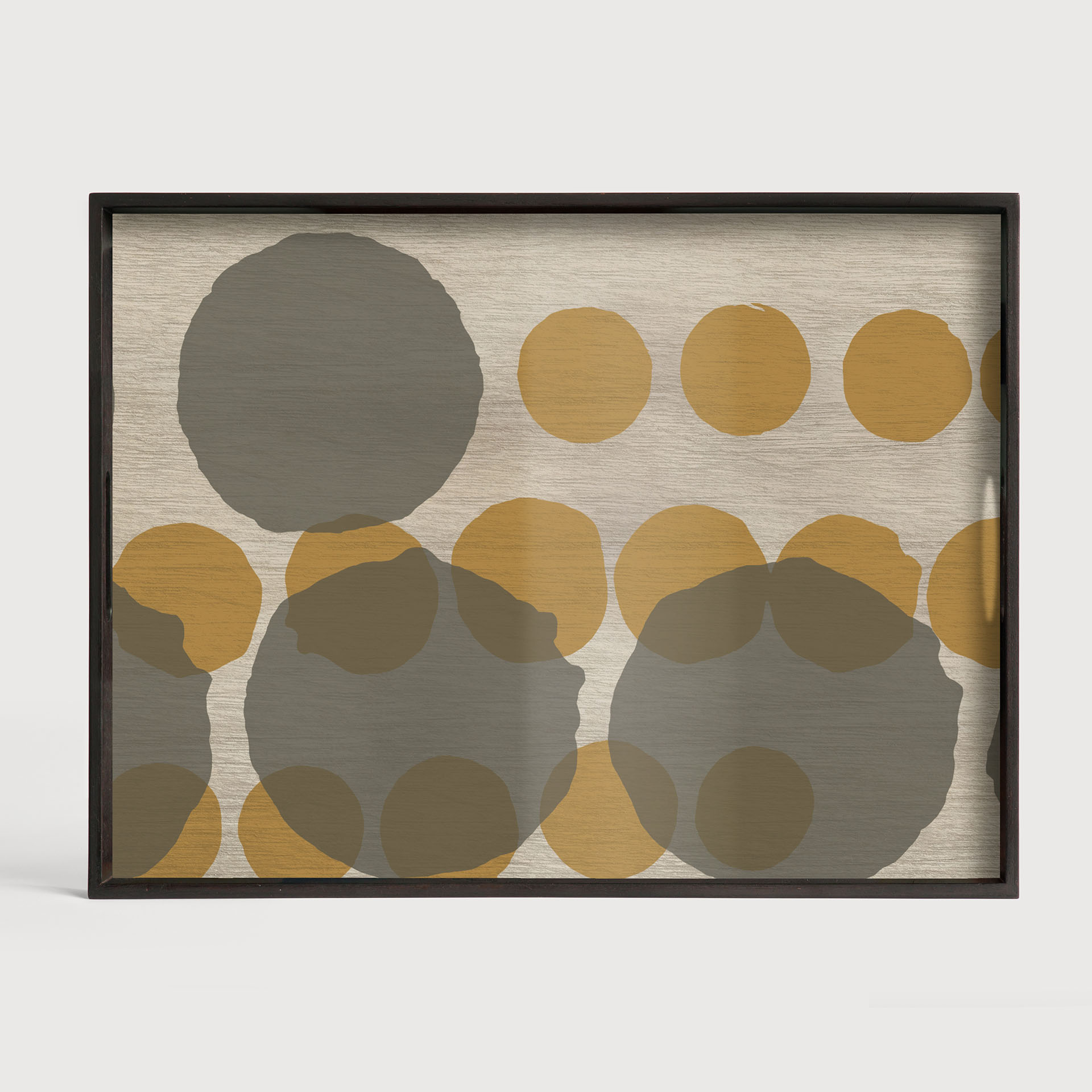[20443R] Plateau   Sienna   Layered   Dots