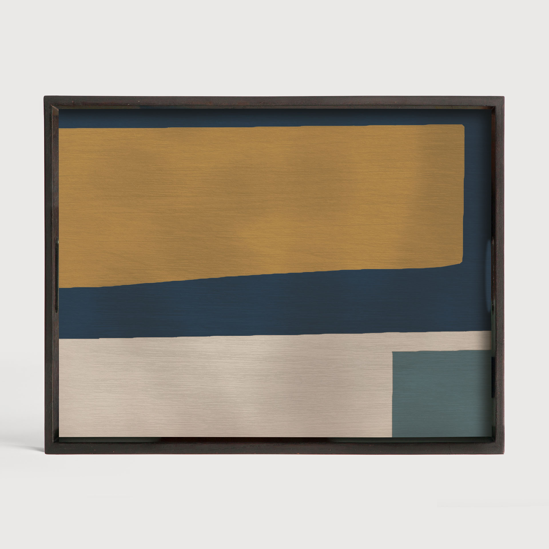 [20938R] Geo   Study   houten   dienblad