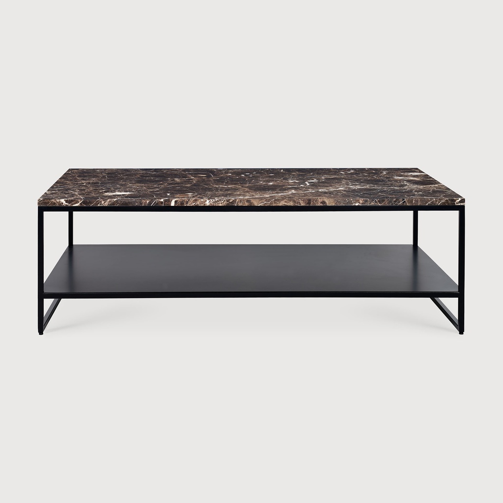 Stone coffee table - Black Emperador