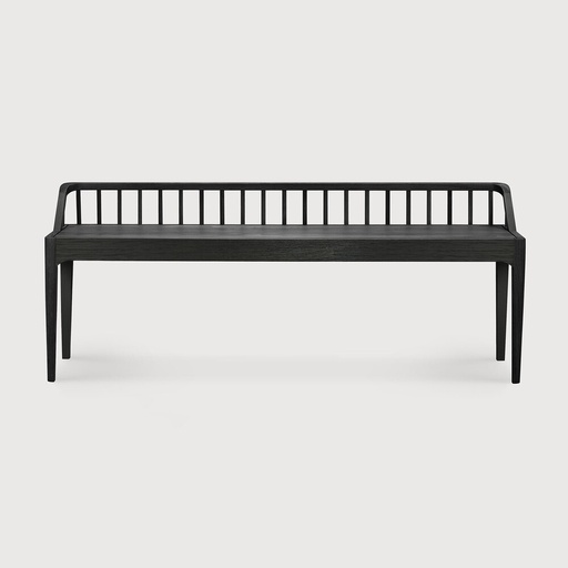 [51234*] Spindle bench (Oak Black)