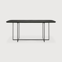 Oak Arc black dining table