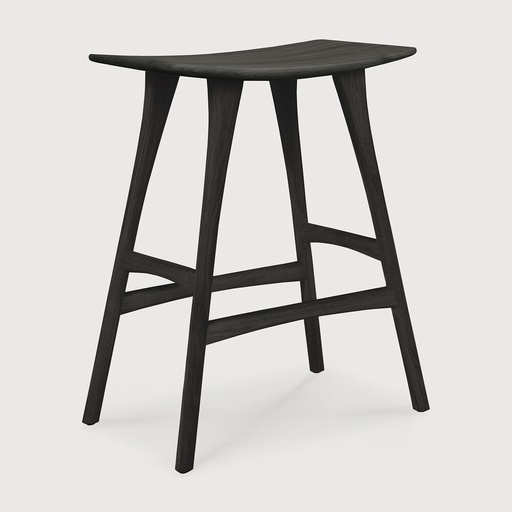 [53045] Oak Osso black counter stool