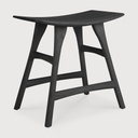 Oak black Osso counter stool - contract grade