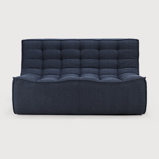 [20223] Canapé modulaire N701 - 2 personnes (Graphite Eco fabric)