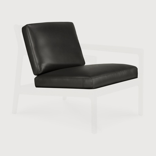 [21081] Set de coussin pour fauteuil Jack (Cuir noir)