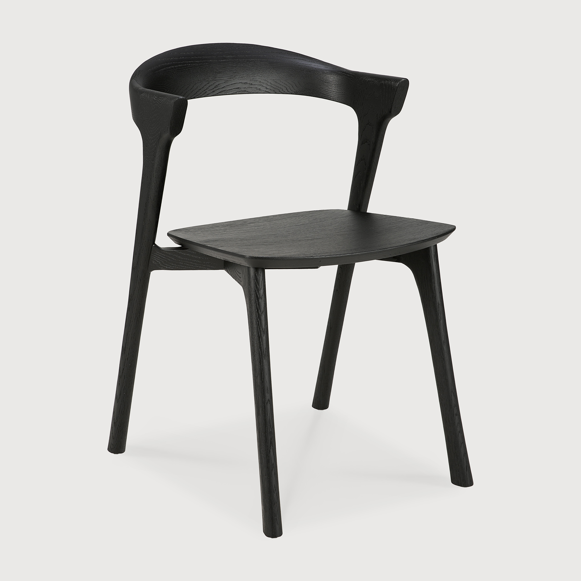 Oak Bok black dining chair Live Light